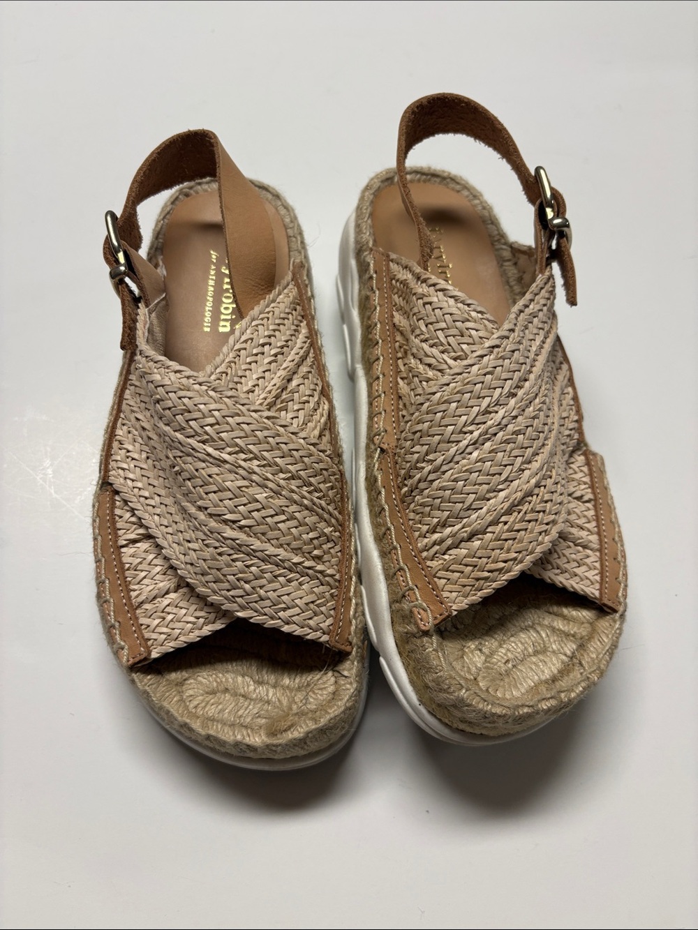 Anthropologie farylrobin Ursula slignback sport sandals women's size 36